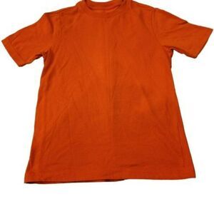 Wonder Nation Boys Orange Short Sleeve Crew Neck Pullover T Shirt Size S (6/7)